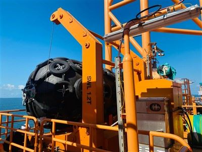 Marine Fender Crane